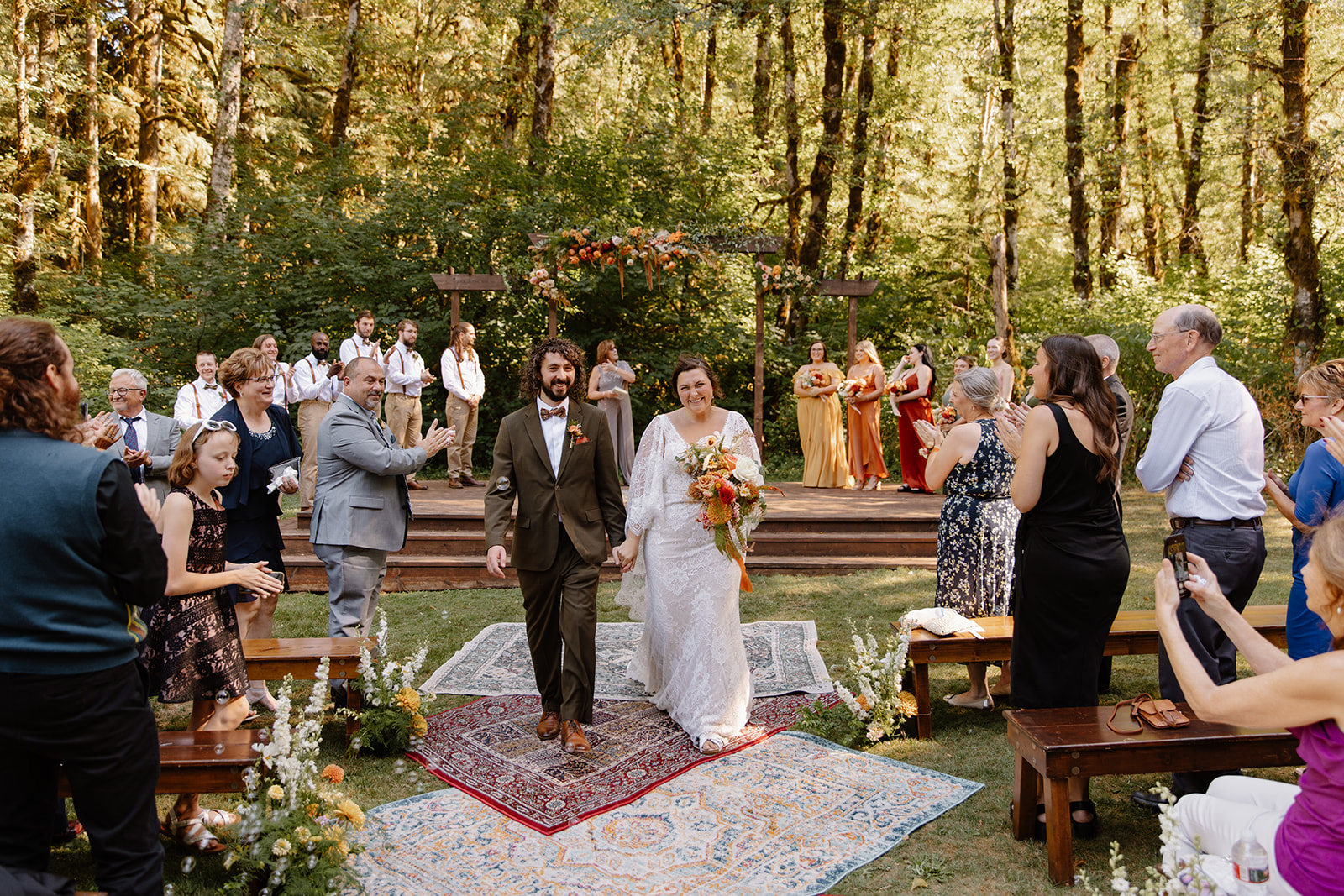 Ceremony at silver falls state park