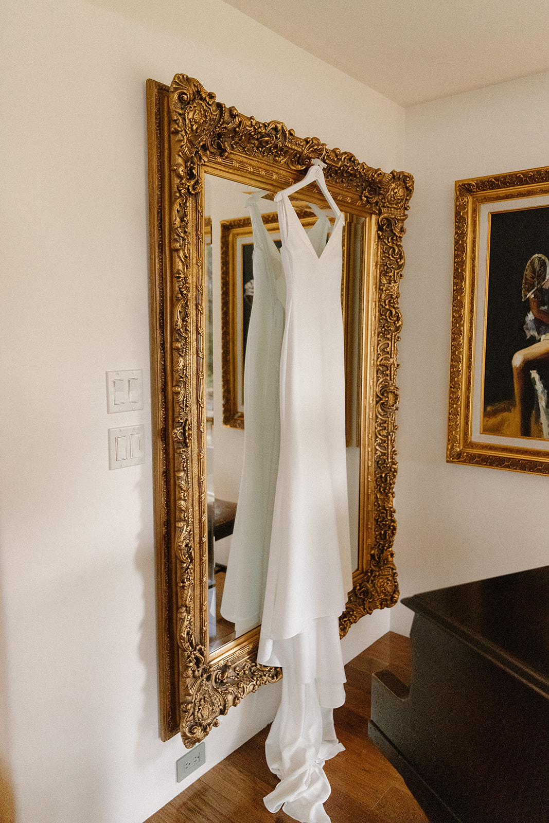 Wedding dress at the griffin house